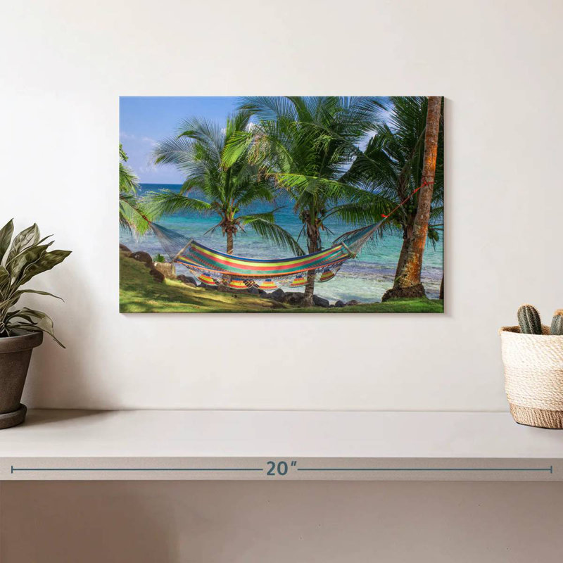 Gillard, plage tropicale du Nicaragua, H 8 po x l 12 po