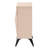 Charteris Mid-Century Modern Two-Tone Light Brown And Black Wood 2-Door Sideboard Buffet