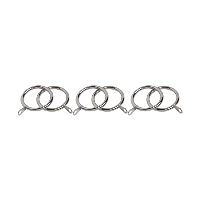 22-25Mm Finesse Unlined Rings PK6, Chrome