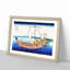 The Kazusa Sea Route by Katsushika Hokusai - Picture Frame Painting Print-55611087-55611088