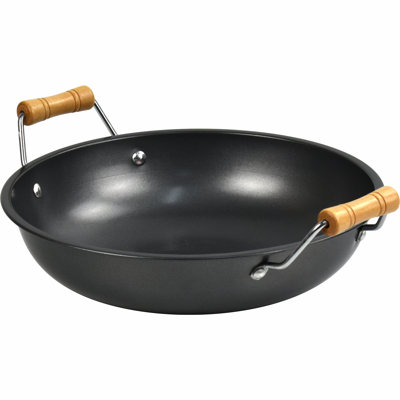 17 Stories Sedat Non-Stick Carbon Steel Wok