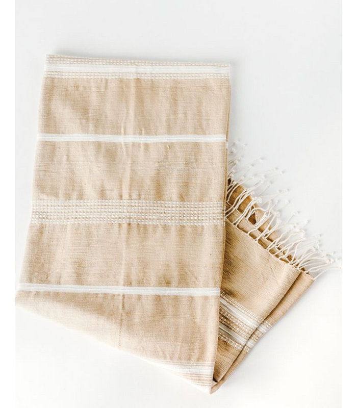 Aden Cotton Bath Towel, Yellow