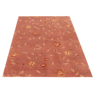 Wool Floral Indoor Rug