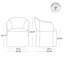 Fauteuil Janina