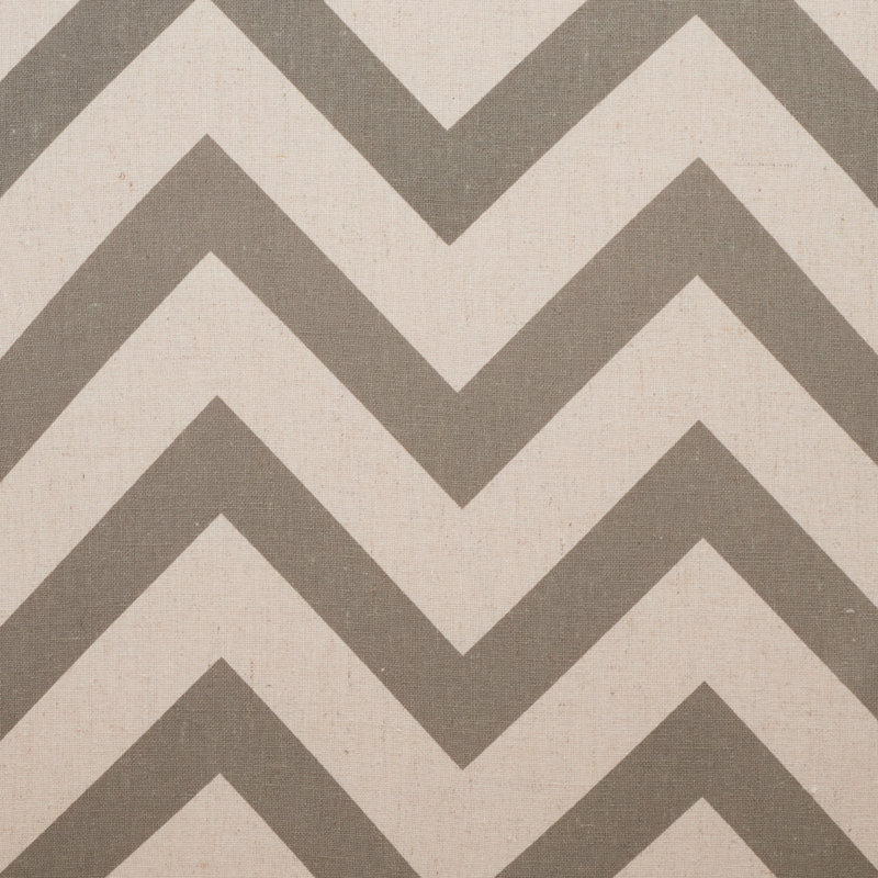 Agampreet 19.5'' H Linen Upholstered Side Chair, Gray/White Chevron Linen