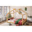 Lit surélevé pour grand lit avec lattes de soutien, structure de lit en bois massif pour enfants, sans sommier ni structure d'ouverture, naturel-1217564731