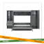 Grand lit escamotable mural avec placard, tiroirs et tablettes