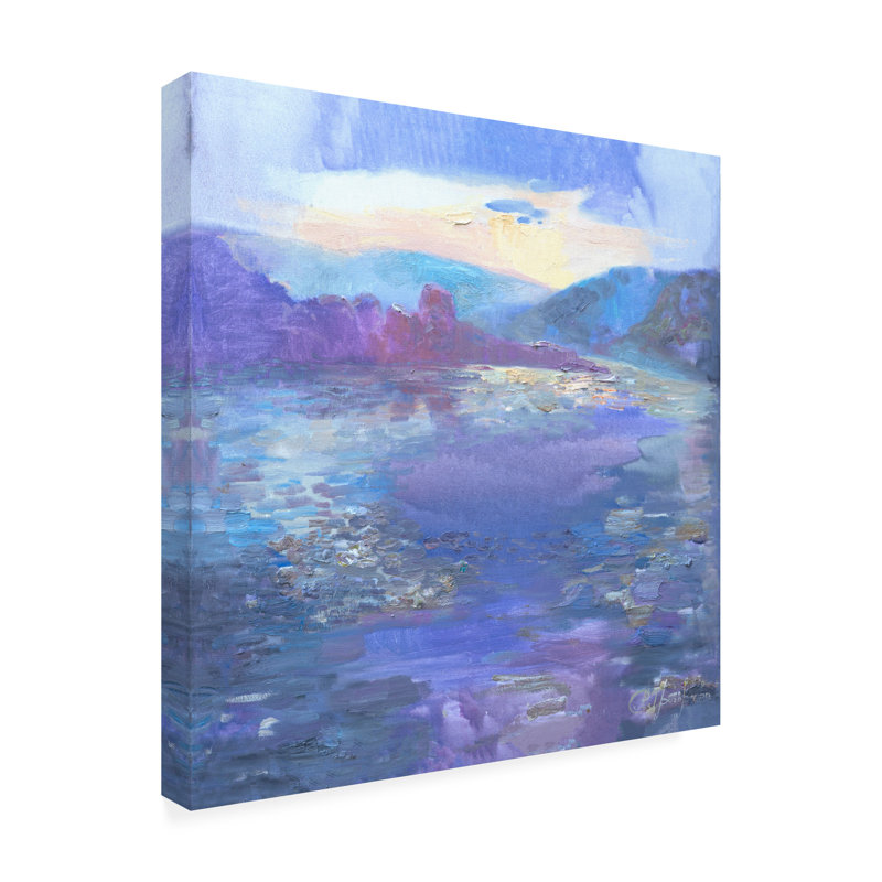 Œuvre sur toile, rouleau, H 35 po x l 35 po