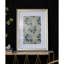 Décoration murale 24 po x 32 po - Luxueux cadre doré, floral pour hall d'entrée et salon, impressions de luxe, bureau à domicile, décoration de chambre à coucher