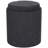 15" Wide Boucle Tufted Upholstered Round Storage Ottoman with Tray Top -809342909