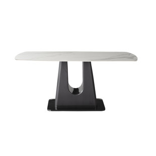62.9" Pedestal Dining Table