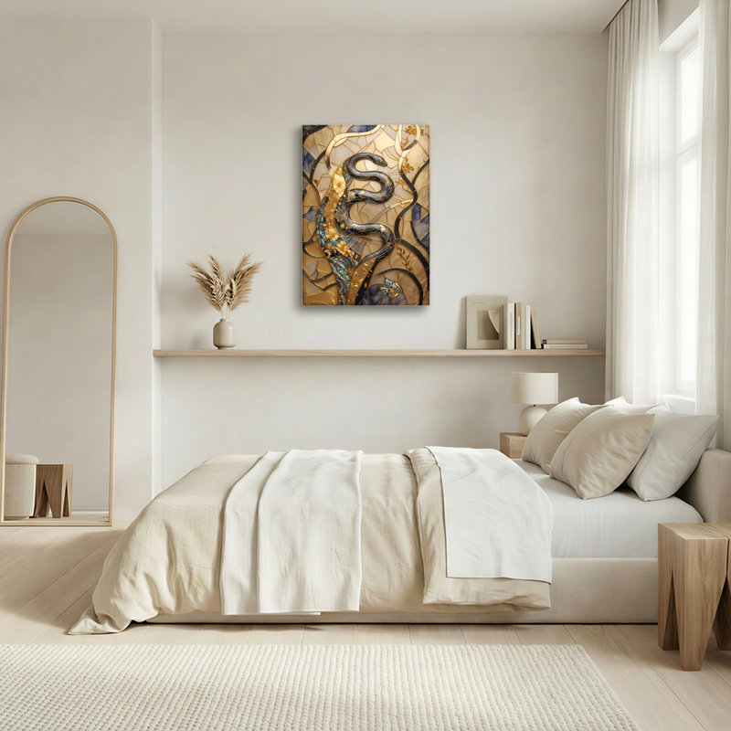 Art mural artistique sur toile, ensemble de 1, Toile tendue, H 24 po x l 16 po