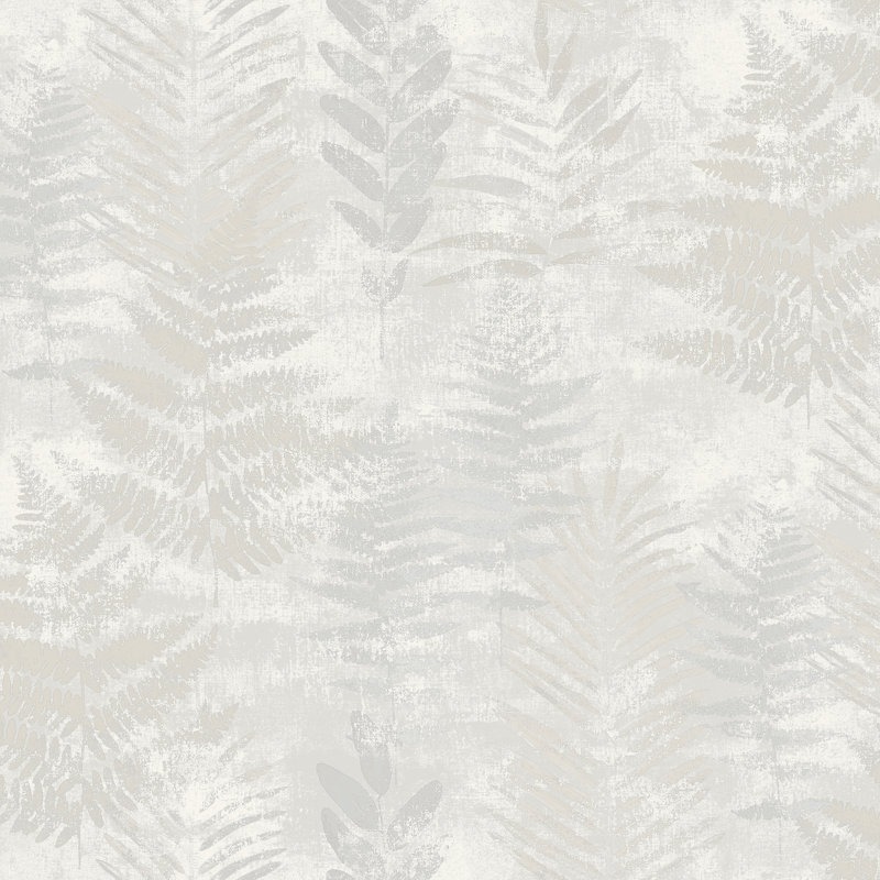Papier peint Fern Fernon, Blanc