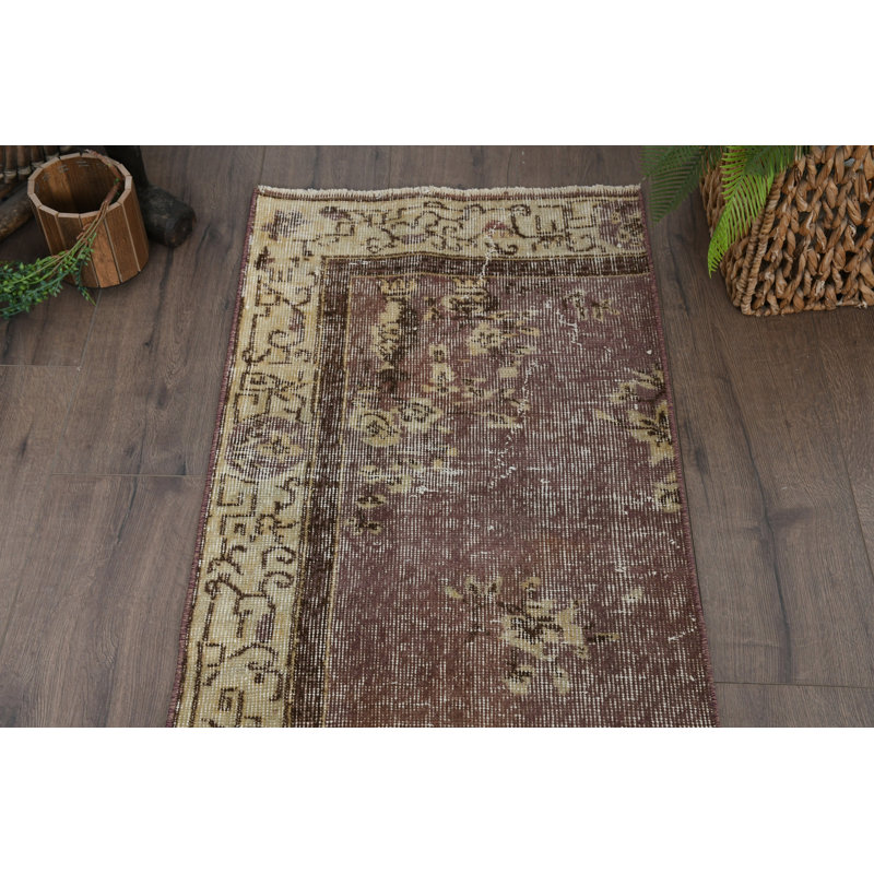 Tapis brun Vintage