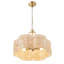 Lustre tambour en rotin 6 lumières-129208455