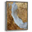 ABSTRACT Series Cxxxi, reproduction encadrée - bois massif-516087530