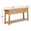 Console en bois massif 64 po Dunkirk