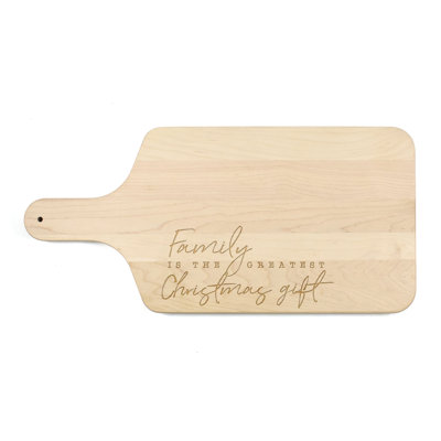 Family Is The Greatest Christmas Gift Cutting Board