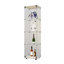 Vitrine à DEL avec 4 tablettes vitrées et porte-1432498798