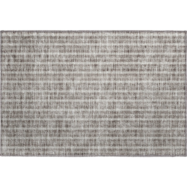 Premium Machine Washable Prisco Taupe Rug