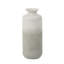 Ensemble de 2 vases modernes en métal gris et blanc