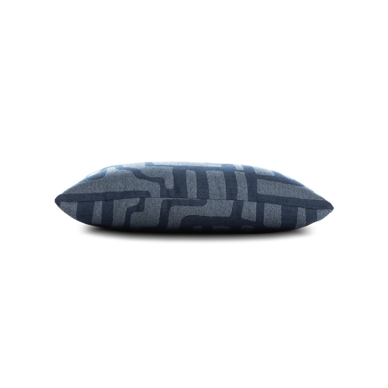 Noble Outdoor Rectangular Sunbrella® Pillow Cover & Insert, Indigo