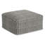 Pouf carré rembourré en polyester recyclé tissé de 20 po Safford-1034796365