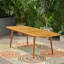 Table de salle à manger d'extérieur extensible en bois d'acacia (table incluse seulement)-668263456