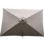 Parasol de patio 6 x 9 pi pour l'extérieur, eau, inclinaison à bouton-poussoir pour le jardin, parasol rectangulaire pour l'extérieur de la piscine, cour arrière ventilée-131379663