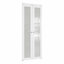  Porte pivotante 36 po x 80 po à 1 verre en verre givré à noyau solide avec quincaillerie d'installation (idéale pour garde-robe, garde-manger, buanderie, salle de bain)