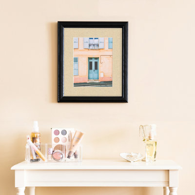 Black Matte Picture Frame with Mat