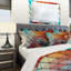 Ensemble de housse de couette à géométrie en losanges designart-35228652