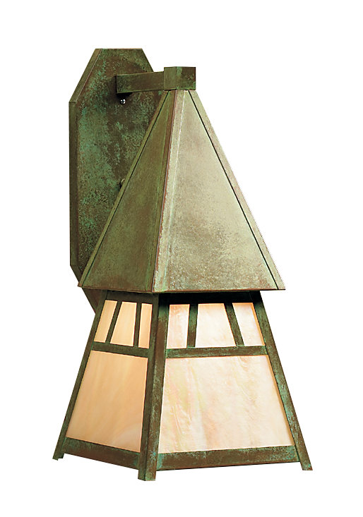 Lanterne murale d'extérieur 1 lumière Marland, H 22,63 po x l 10,13 po, Noir satiné, Verre puceux transparent