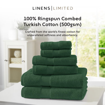 Linens Limited Luxury Supreme 100% Egyptian-Like Cotton | Quick Dry & Highly Absorbent | Durable & Super Soft | Jumbo Bath Sheet