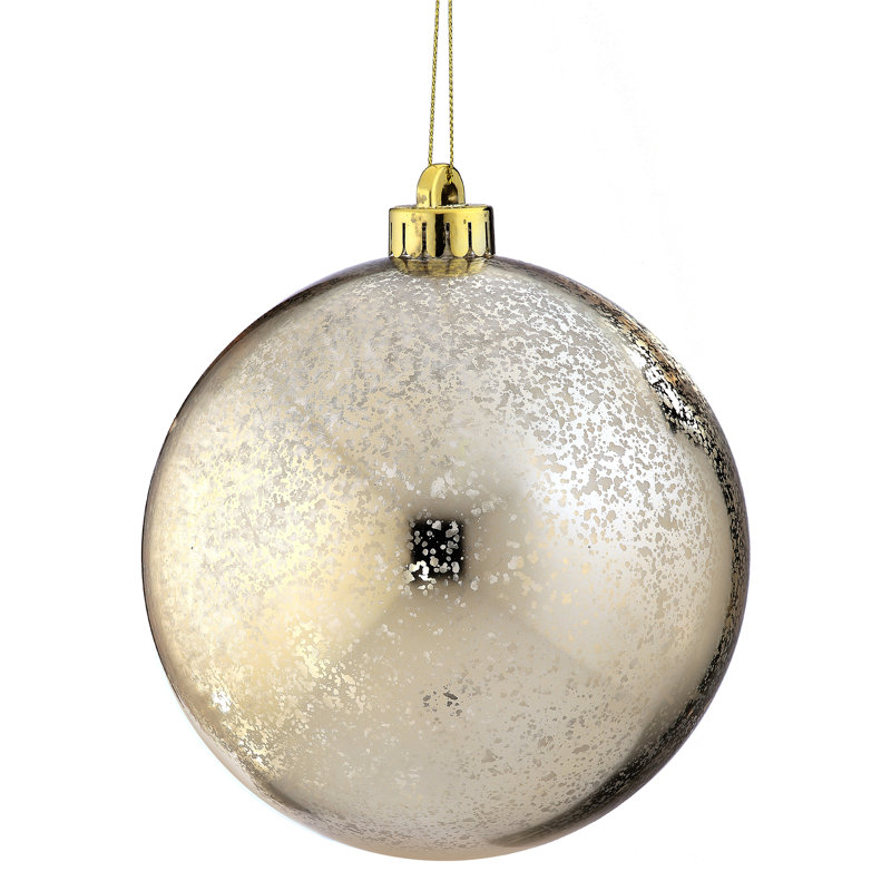 Ornement boule de mercure 140Mm Vp, Champagne