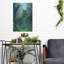 Art mural en métal Beachcrest Home ™ «Turquoise Splash One» par Steve Hunziker-2001697730