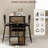 Bistro Table and Chairs Set of 2, for Small Space, Apartment, Home, Studio-918132246