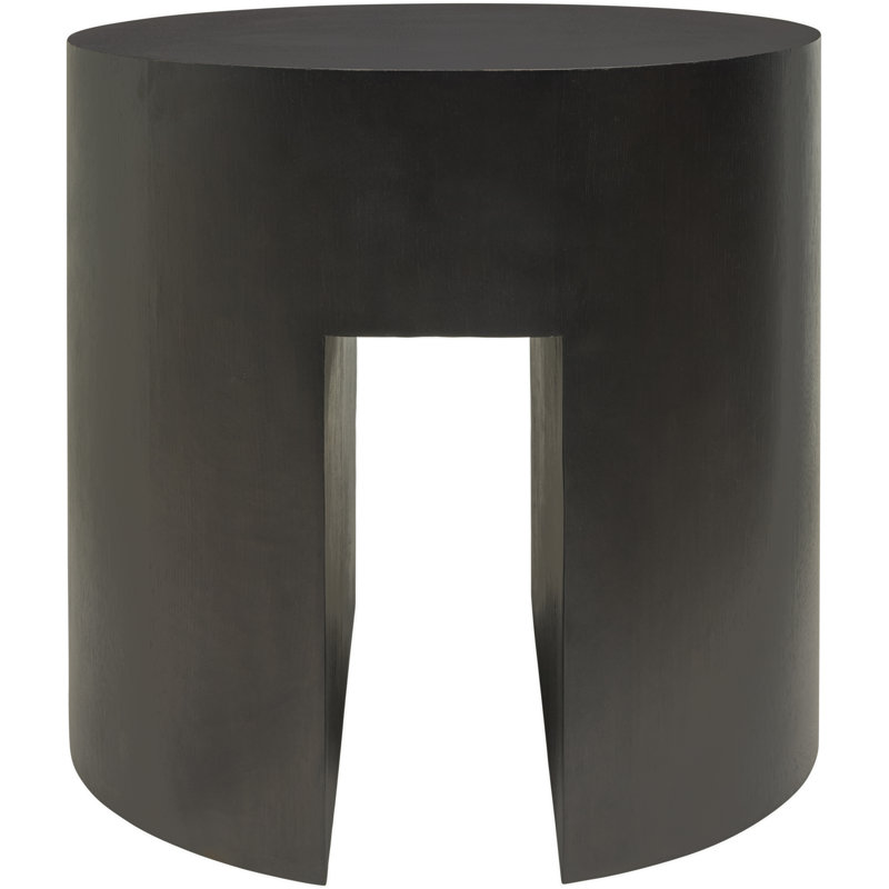 Becki Owens x Surya Whitly End Table, Black