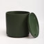 Pot à fleurs avec soucoupe Claudel, 2e génération - 6 po - Noir-466481392-466481407