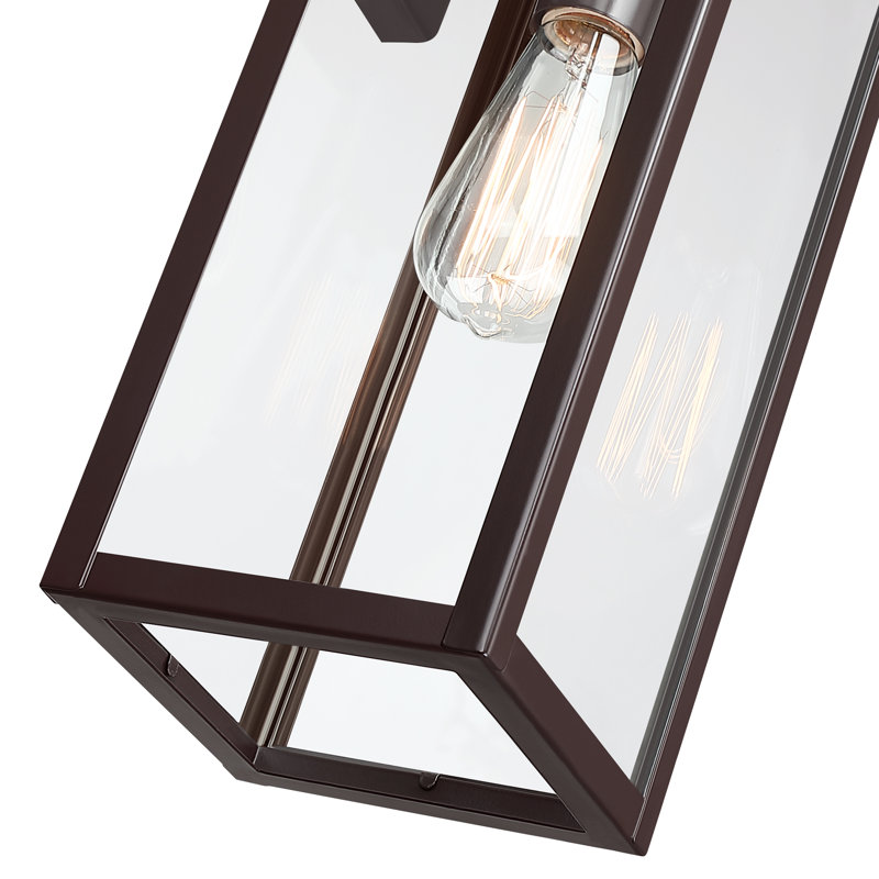 Applique murale d'extérieur Tornillo, H 18 po x l 6 po x P 6 po, Bronze