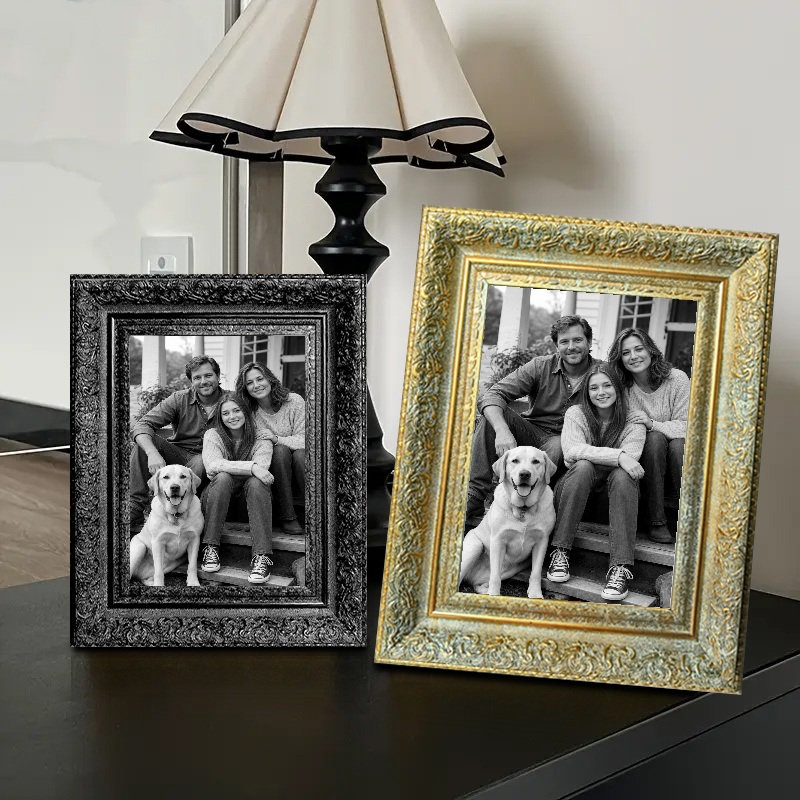 Cadre photo doré antique 1pc pour photos et décorations 8 "x 10", Antique Gold, 1, 8" W x 10" H