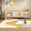 Lits simples en bois peu encombrants avec rangement, conception moderne de plancher pour enfants