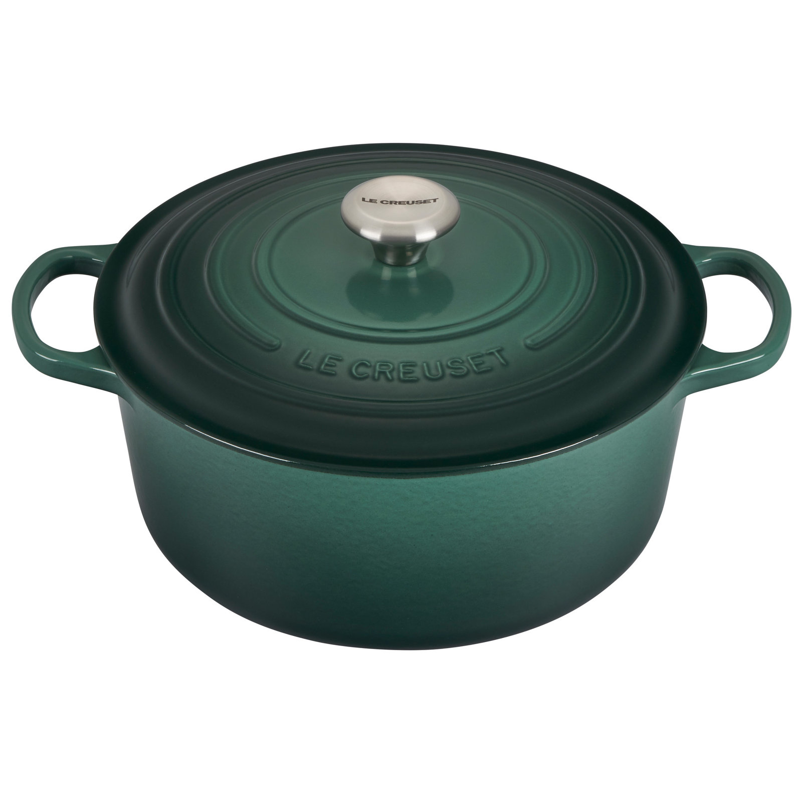 Le Creuset Signature Enameled Cast Iron Round Dutch Oven with Lid, 7.25 quarts, Artichaut