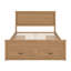Base de lit en bois avec tiroirs-530677847