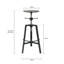 Hacienda Swivel Adjustable Height Counter Stool with Metal Frame-681637750
