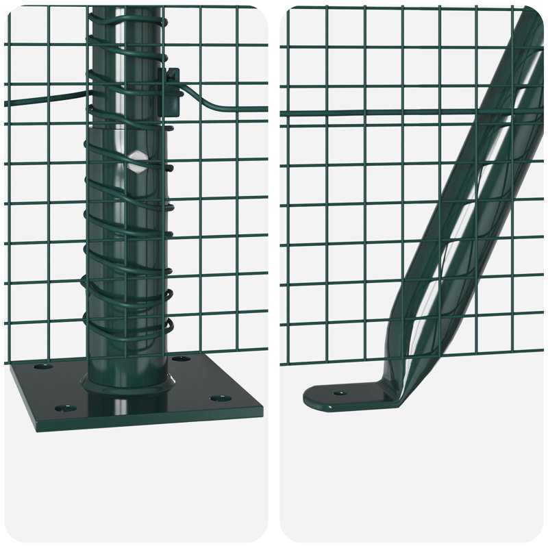 120cm H x 5000cm W Metal Border Fencing