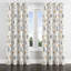 Rideaux marocains marocains pour la chambre à coucher - Rideau à œillets orange minimaliste Boho - 1 panneau-1764351684-1764351680