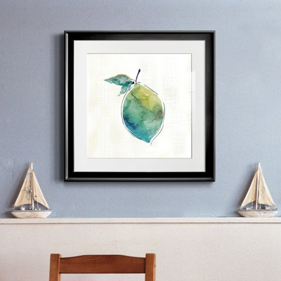 Happy Lime - peinture encadrée