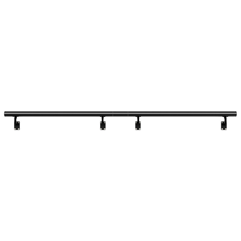 Rampes murales en alliage d'aluminium, H 7 po x l 144 po x P 2,76 po