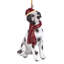 Sculpture d'ornement de chien dalmatien